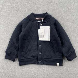 NWT Sovereign Code SVRN Baby Princeton Quilted Bomber Jacket Navy Blue 9 Months